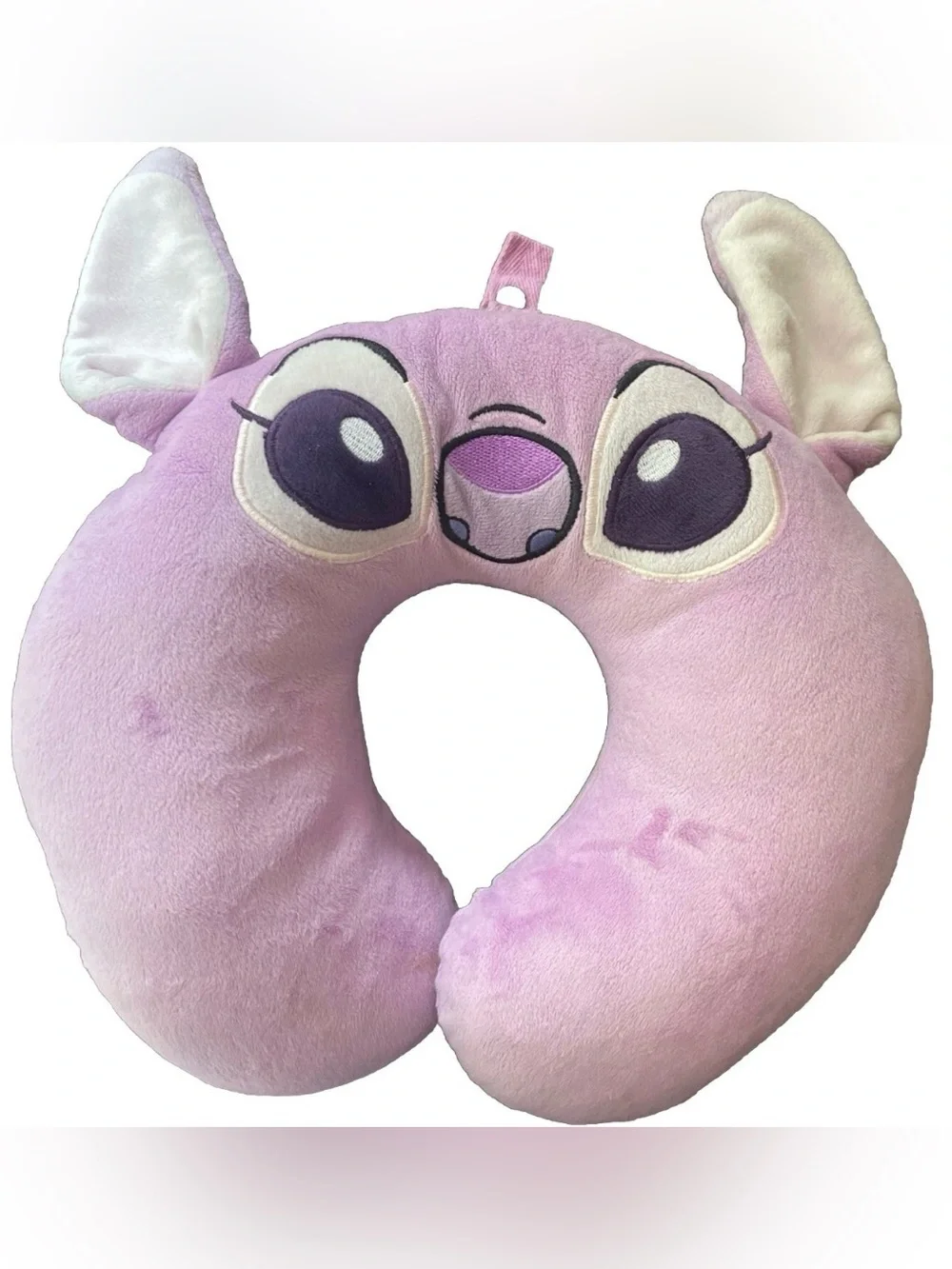 Disney Lilo and Stitch Purple 'Angel' Neck Pillow Travel